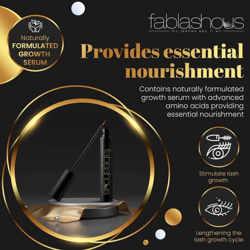 The Original Fablashous Luxury Eyelash Eye Whip and Eyebrow Enhancer
