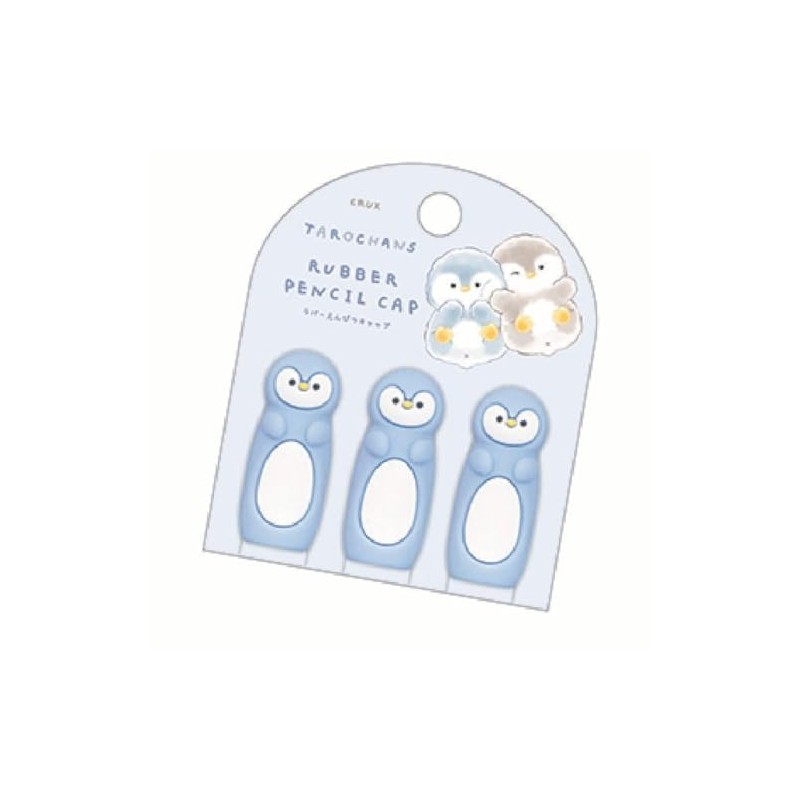 Kura 119583 [Original] [Taro] Rubber Pencil Cap [Pentalos] [Penguin] [Animal]