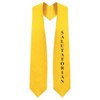 CLERKMANS Valedictorian Salutatorian Honor Graduation Stole (Salutatorian, Gold)