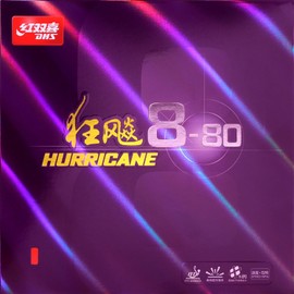 Nittaku NR-8789 Table Tennis Rubber, Leopard, 8-80 Power, Red, Extra Thick