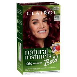 Clairol Natural Instincts Bold Deep Burgundy Permanent Hair Colour, Ammonia Free, Bold, Natural, Gentle Hair Colour