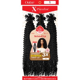 Outre Xpression Twisted Up Springy Bohemian Twist 3X 16" (1)