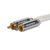 Monoprice Audio Cable - 10 Feet - White | Stereo