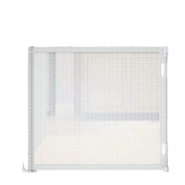 롤안전문 강아지 울타리 현관문 중문 반려견 타공형 펜스 [Q. 흰색 망원경 도어 1.4] Dog Fence Safety Door Indoor Gate for Pets [Q. White Telescope Door 1.4]