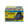 Seachoice 10" 800 Watt Black Subwoofer with LED Illumination, Marine
