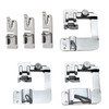 6Pcs Hemming Foot Kit for Low Shank Sewing Machines, Rolled