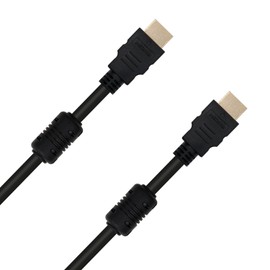 Brightium HDMI V1.4 Cable 6ft with Ferrite, High Speed Support and Ethernet, ideal for connecting multimedia devices and streaming high definition video.