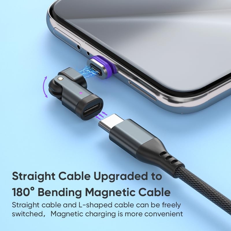 Magnetic USB-C Conversion Adapter, 16 Pin PD240W, Set of 4,