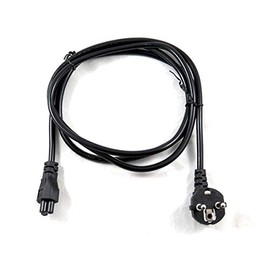 AMSK Power 3-Prong European EU 6 Ft 6 Feet Power Adapter US Extension Wall Cord for HP Hewlett-Packard Omnibook Spare Laptop Charger Power Supply Plug Mickey Mouse Shape Cord…