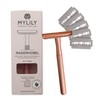 MYLILY Safety Razor Including 5 Razor Blades, Women's Safety Razor,