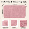 Muslin Burp Cloths 100% Cotton Burping Cloths Large 20''X10'' Extra