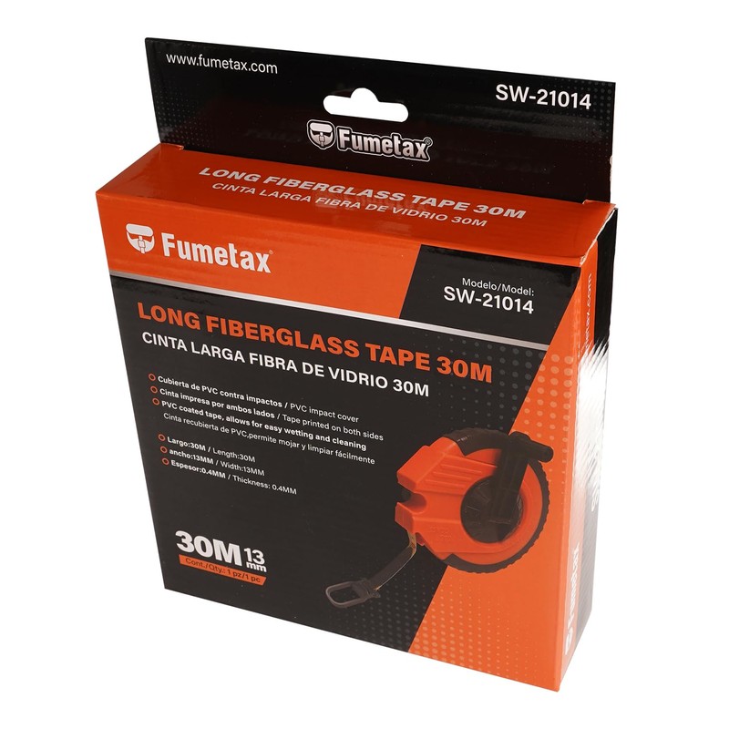 Cinta Cinta Métrica Profesional Doble Cara Carcasa Plástica 30M SW-21014
