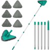 Wall Mop with Long Handle 80 inches, Upgraded 180? Collapsible