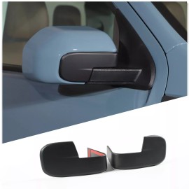 car-king888 Matte Black ABS Rearview Mirror Trim Cover For Ford Maverick Lariat 2022-2023