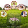 DECOHS 4 Packs Chicken Wire Cloche Plant Protectors from Animals