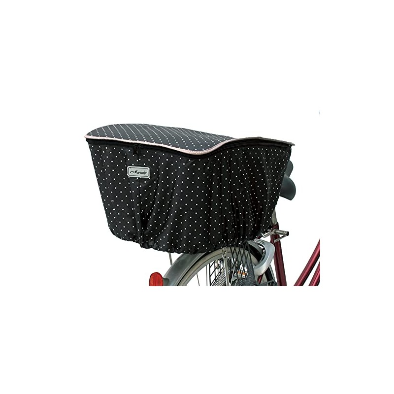 SAGISAKA 34280 Fashion Basket Cover for Bicycles, Back Cage, Black