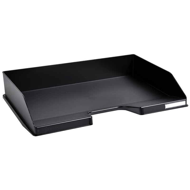 Exacompta - Ref 11714D - ECOBlack Landscape Letter Trays Combo
