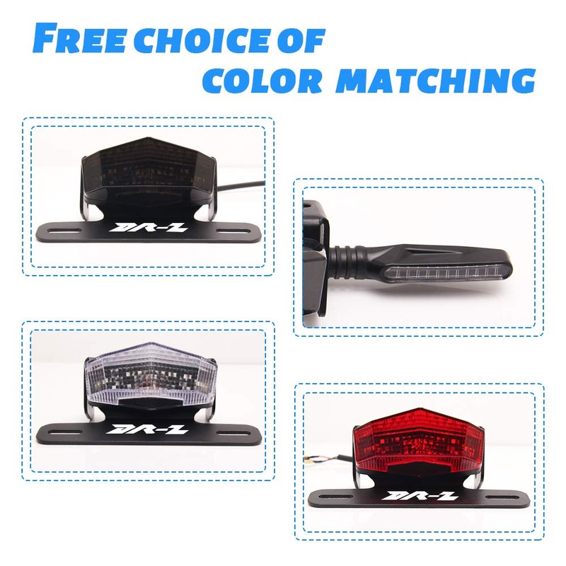 License Plate Holder Fender Eliminator Rear Tail Tidy LED Brake