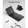 Samsers Foldable Bluetooth Keyboard with Touchpad - Portable Wireless Keyboard