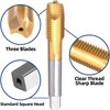 Burkit M14 X 1.5 Spiral Point Tap, HSS Titanium coating