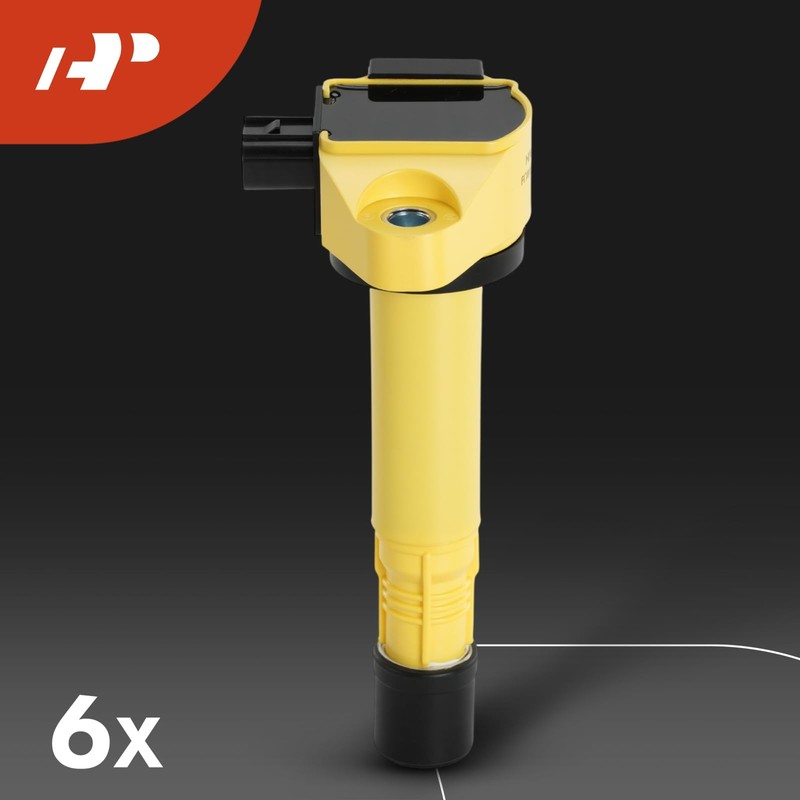 A-Premium Yellow Set of 12 Ignition Coil Pack and Iridium