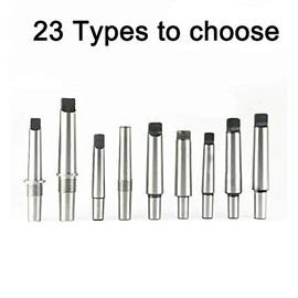 Morse Taper Adapter SENRISE Lathe Drill Chuck Arbours Reducing Drill Chuck Sleeve for Lathe Milling Part (MT2-B18)