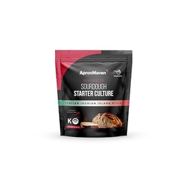 Apron Maven Sourdough Starter Culture, Italian Ischian Island Style, Dehydrated, Sweeter Taste, Soft Texture Breads and Pastries with Simple Activation Instructions and Customer Support