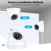 Fuers 8CH H.265+ Surveillance Security Camera System with AI Human