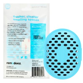 Remodeez Deodorizer and Odor Eliminator, Made From Natural Renewable Coconut Shell Charcoal, Natural Air Fresheners, Moisture & Odor Absorber for Home and Small Spaces