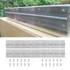 BEAMNOVA 2 Pcs Piano Hinges 12x2x0.06 Inch Heavy Duty Continuous
