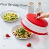 Vishui Upgraded Collapsible Microwave Lid, Vented Microwave Splatter Cover, 10.5