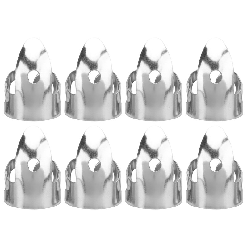 12Pcs Finger Picks Metal Celluloid Index Thumb Cots Guitar Playing