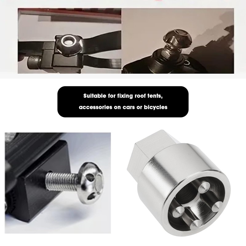 Be In Your Mind 1 Set Security Nuts Anti-Theft M8