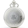 SEWOR Classic Pocket Watch Patterned Case Mechanical Movement Hand Winding