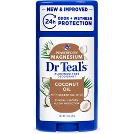 Dr Teal's desodorante con aceite de coco libre de alumino 71 g