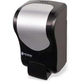 San Jamar S970BKSS Summit Rely Soap & Sanitizer Dispenser