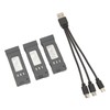 3pcs RC Plane Lithium Battery With 3 In 1 Charging