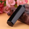 Black Obsidian Wand, Hexagonal Quartz Crystal Stone Column Wand Stone