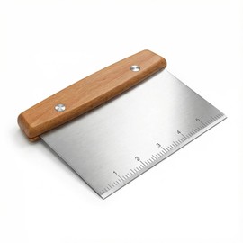 Cortador de masa, raspador de cocina, raspador de alimentos, tabla de cortar multiusos para hornear pizza, raspador de banco, herramienta de cocina, h