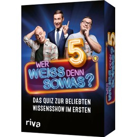 Wer weiß denn sowas? 5 – Das Quiz zur beliebten Wissensshow im Ersten: Kartenspiel mit neuen Fragen aus der Show. Geschenk für Quizfans zu Geburtstag, Ostern oder Weihnachten