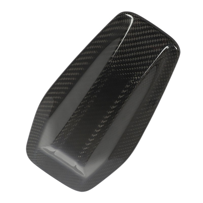 Roof Antenna Cover Glossy Carbon Fiber Protective Decorative Antenna Cover