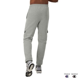 Champion Mens Cargo Joggers, Powerblend, Fleece Midweight (Reg. Or Big & Tall) Athletic-sweatpants, Oxford Gray C Patch Logo, XX-Large US