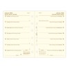 Filofax Pocket week per page 4 language cotton cream 2026