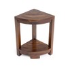 ALA Teak Corner Teak Wood Bath Spa Shower Stool Corner