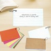 400 Pcs Flash Cards, 300 White Index Cards with Rings,