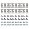 20Sets 10 Extrusion Brackets 1" x 1" 1010 Series Aluminum