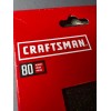 Craftsman 10 Pack CRAFTSMAN CMXZXGA9151 1/4 Sheet Sand Paper 80