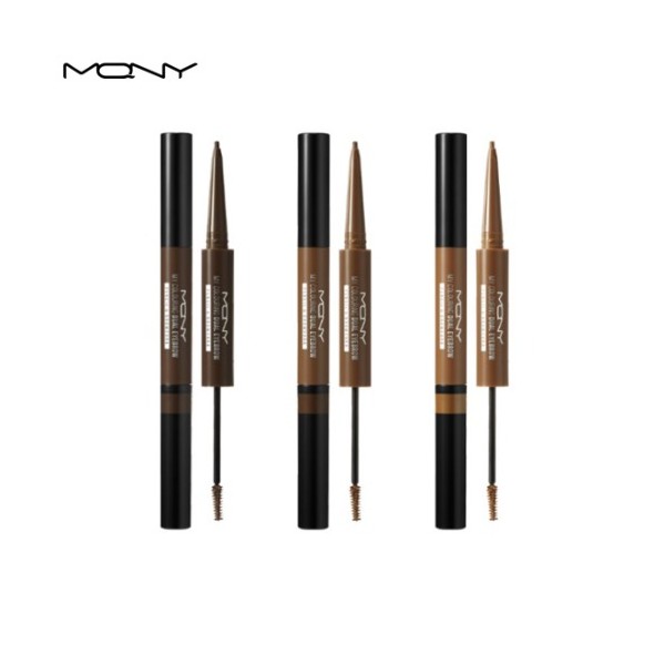 MACQUEEN NEWYORK My Colouring Dual Eyebrow Pencil & Browcara 0.1g+2.0g,