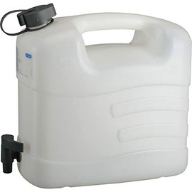 PRESSOL Wasserkanister Polyethylen mit Ablasshahn Inhalt 10 Liter, 1 Stück,21163
