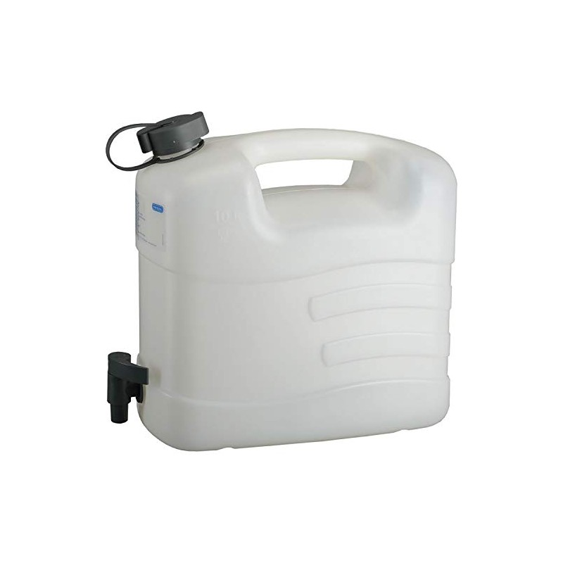 PRESSOL Wasserkanister Polyethylen mit Ablasshahn Inhalt 10 Liter, 1 Stück,21163